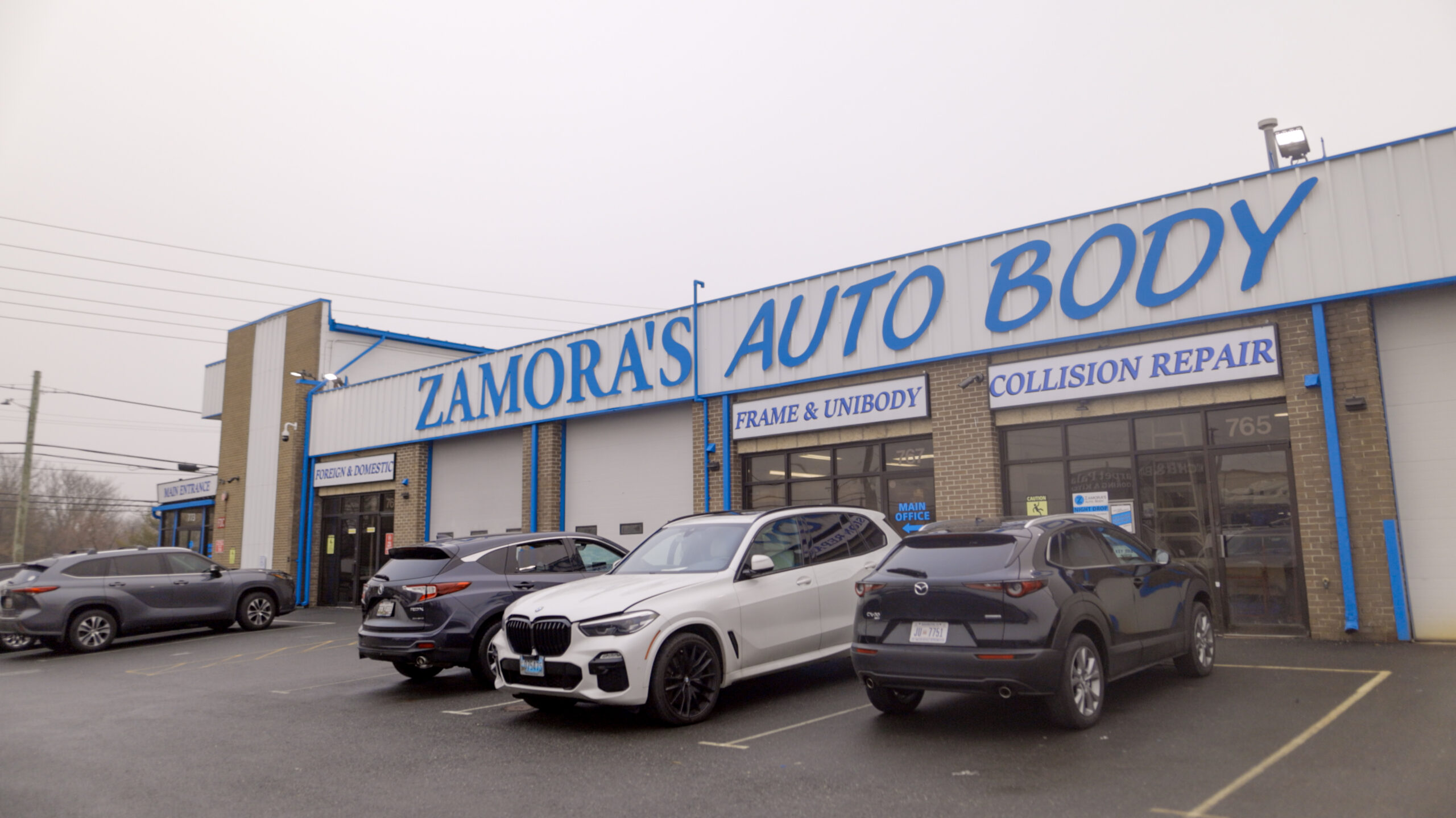 Zamora’s Auto Body Rockville MD-34 Exterior of Zamora's Auto Body collision repair shop in Rockville, Maryland